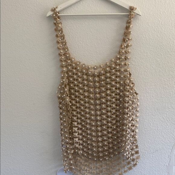 Anthropologie Beaded Lace Tunic Vest – One Size Fits Most - Picture 7 of 13